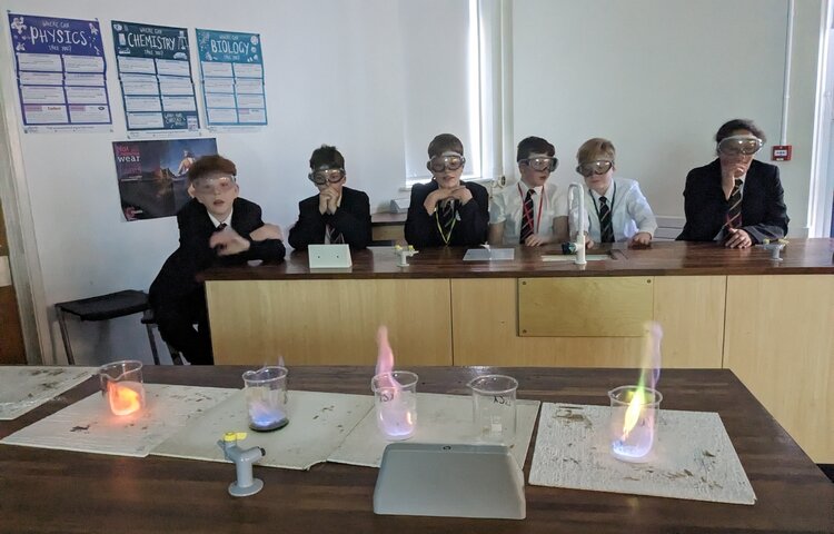 Image of After school fun in the  Science Department