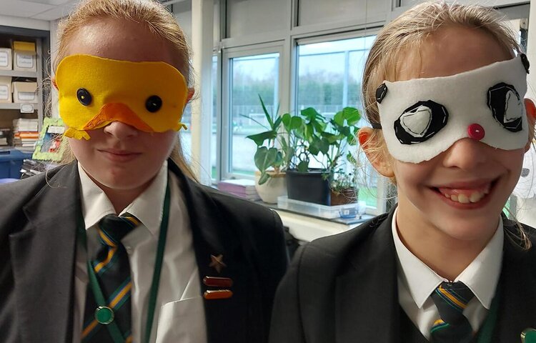 Image of Year 8 are seeing eye to eye in Design Technology
