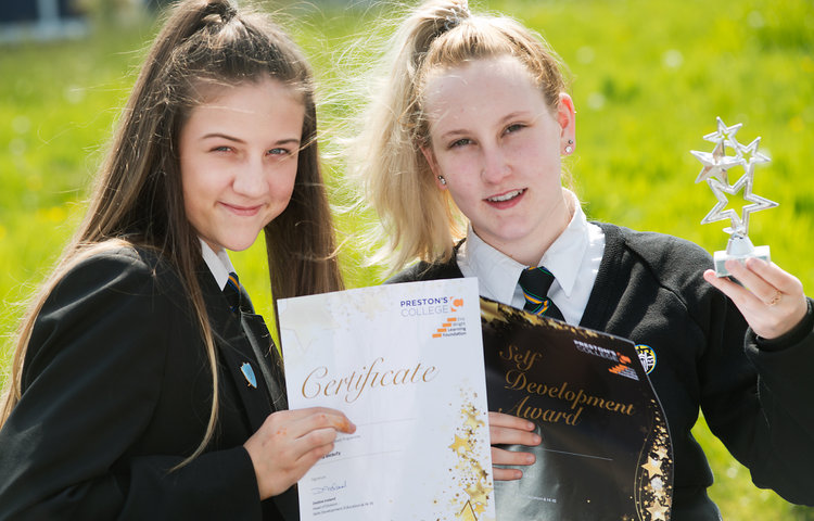 Image of Priory girls prove their excellence at college awards 