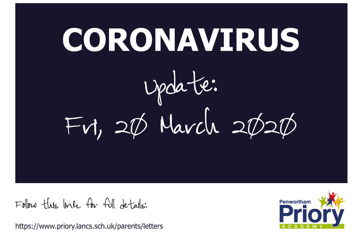 Image of Response to Coronavirus - Update 20 March