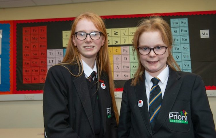 Image of Freya and Phoebe: I love Maths because...