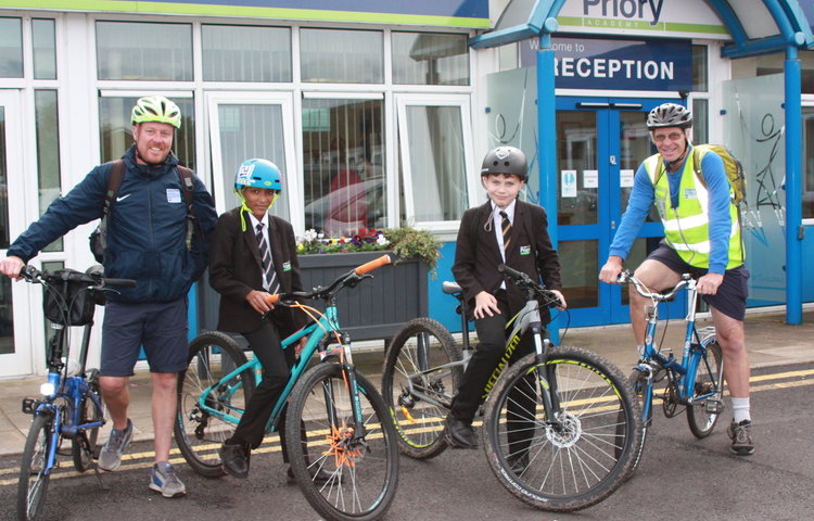 Image of Priory pupils become better cyclists