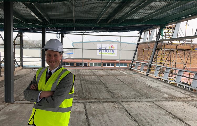 Image of New IT block on target for September completion
