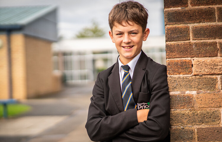 Image of Year 7 pupil storms ahead in the BMX World