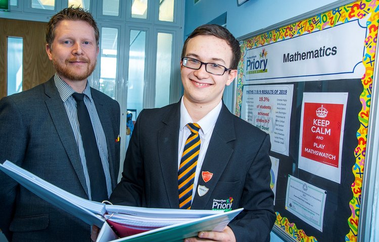 Image of Maths masterclass for Year 11 pupil