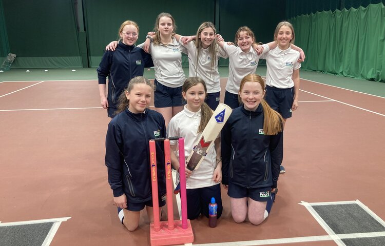Image of U13s girls cricket tested at South Ribble tournament