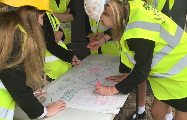 Image of Priory's model students design new village